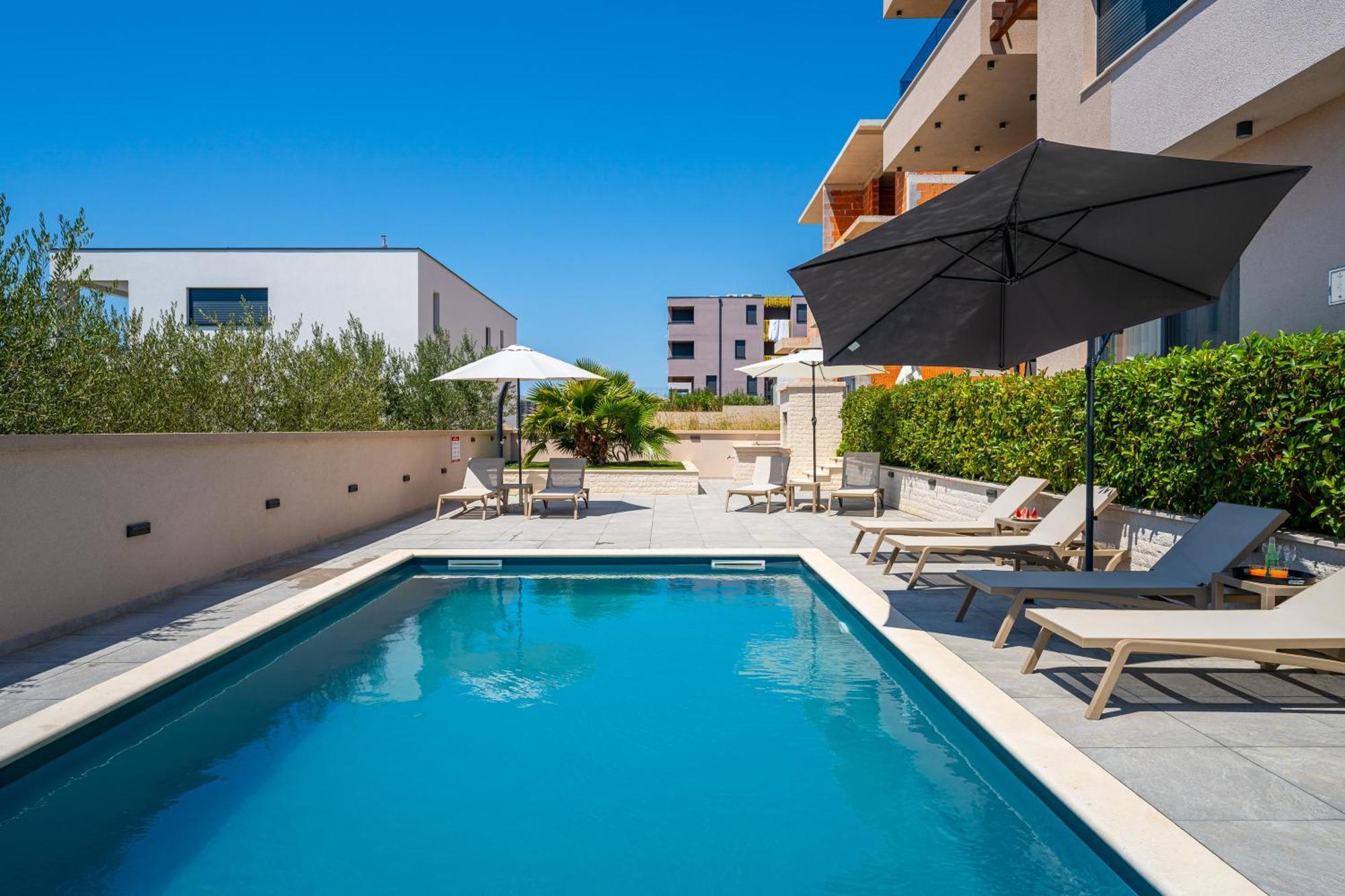 Sea Bay View Apartment - Appartement Avec Piscine Et Magnifique Vue Sur Mer スベティ・フィリップ・イ・ヤコブ エクステリア 写真